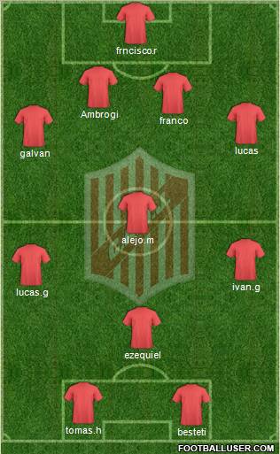 9 de Julio Formation 2013