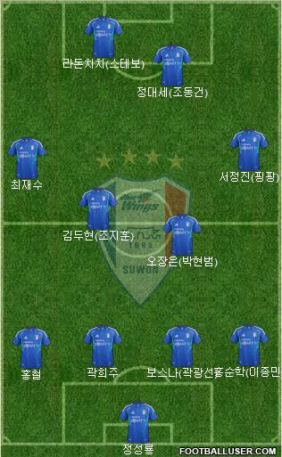 Suwon Samsung Blue Wings Formation 2013