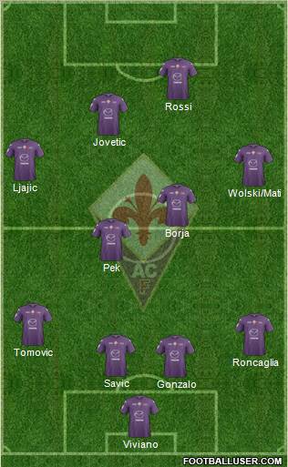 Fiorentina Formation 2013