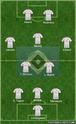 Hamburger SV Formation 2013