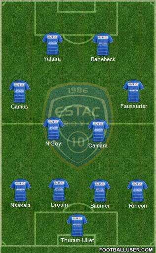 Esperance Sportive Troyes Aube Champagne Formation 2013