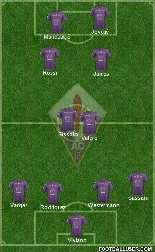 Fiorentina Formation 2013