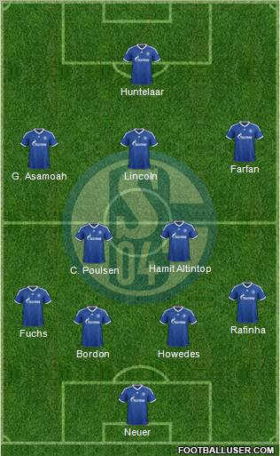 FC Schalke 04 Formation 2013