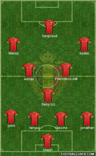 Belgium Formation 2013