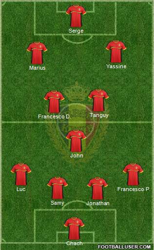 Belgium Formation 2013