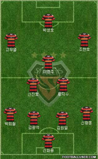 Pohang Steelers Formation 2013