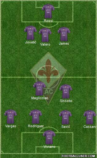 Fiorentina Formation 2013