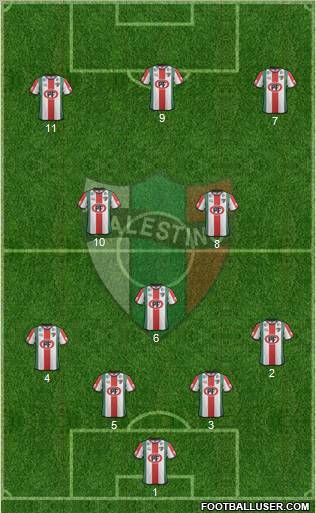 CD Palestino S.A.D.P. Formation 2013