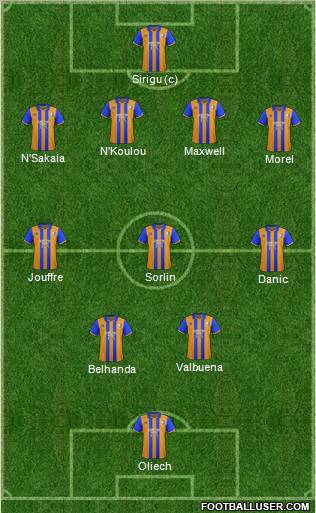 Mansfield Town Formation 2013