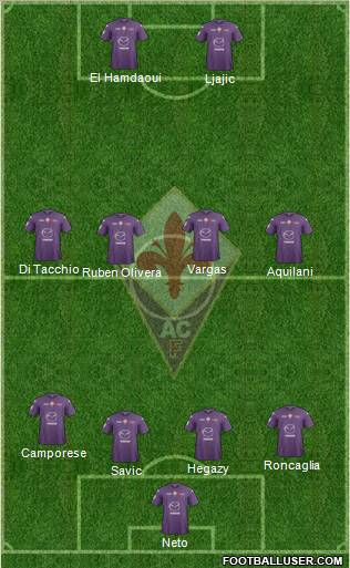 Fiorentina Formation 2013