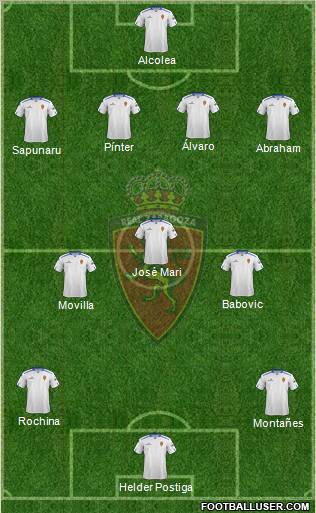 R. Zaragoza S.A.D. Formation 2013
