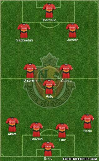 Nagoya Grampus Formation 2013