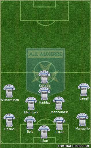 A.J. Auxerre Formation 2013