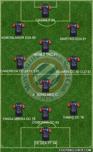 Montpellier Hérault Sport Club Formation 2013