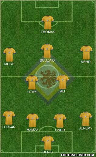 Braunschweiger TSV Eintracht Formation 2013