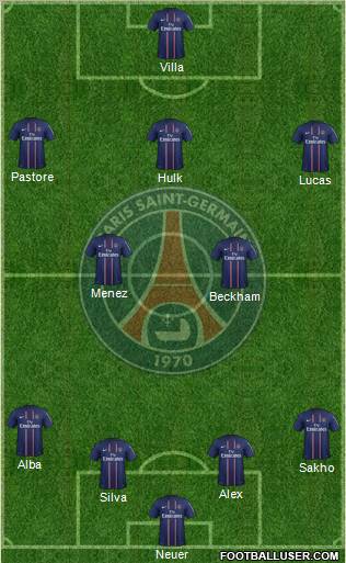 Paris Saint-Germain Formation 2013