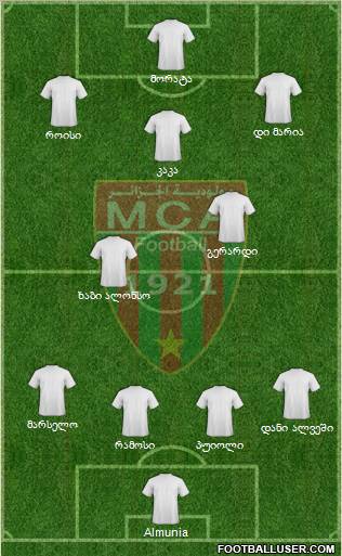 Mouloudia Club d'Alger Formation 2013