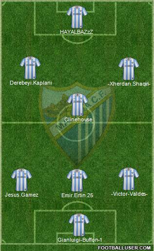 Málaga C.F., S.A.D. Formation 2013