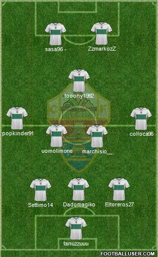 Elche C.F., S.A.D. Formation 2013