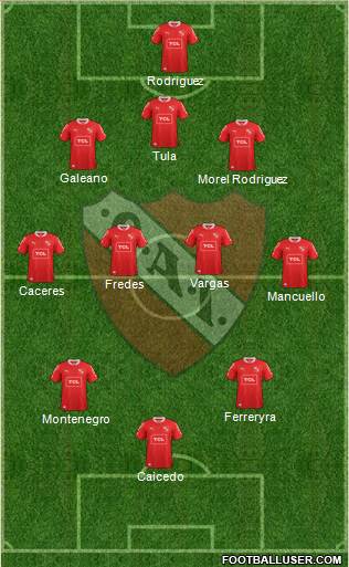 Independiente Formation 2013