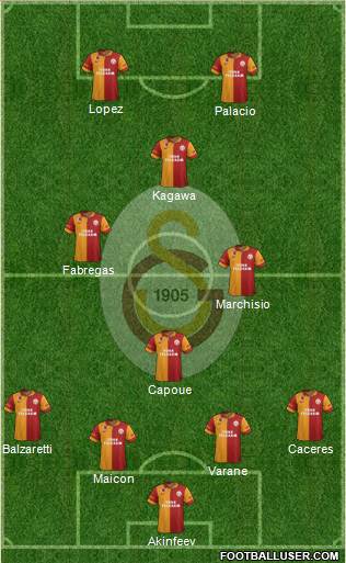 Galatasaray SK Formation 2013