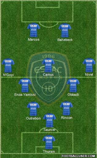 Esperance Sportive Troyes Aube Champagne Formation 2013