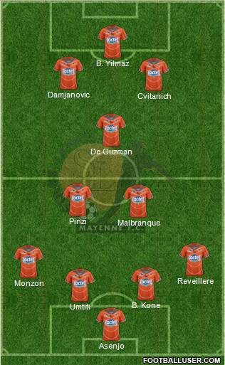 Stade Lavallois Mayenne FC Formation 2013
