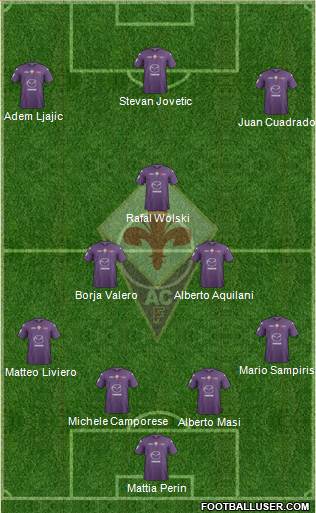 Fiorentina Formation 2013