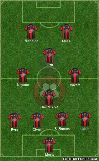 OGC Nice Côte d'Azur Formation 2013