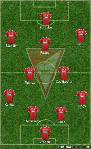 Debreceni VSC Formation 2013