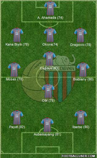 Catania Formation 2013
