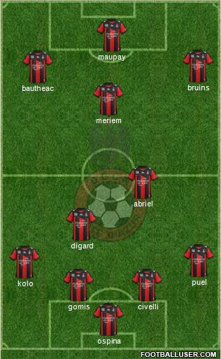 OGC Nice Côte d'Azur Formation 2013