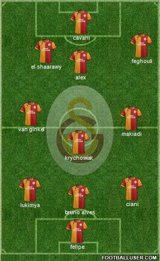 Galatasaray SK Formation 2013