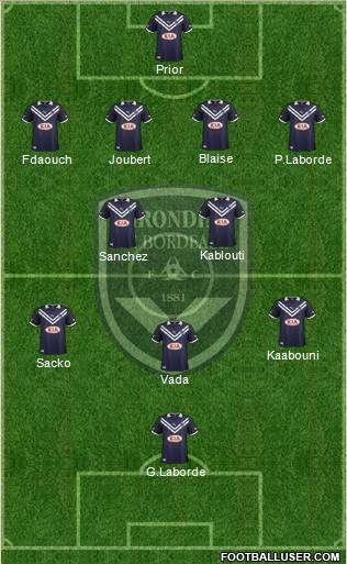 FC Girondins de Bordeaux Formation 2013