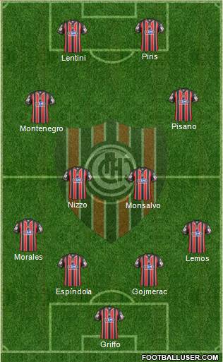 Chacarita Juniors Formation 2013