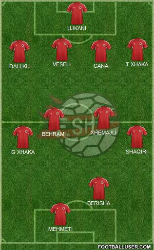 Albania Formation 2013