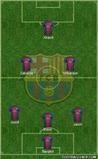F.C. Barcelona Formation 2013