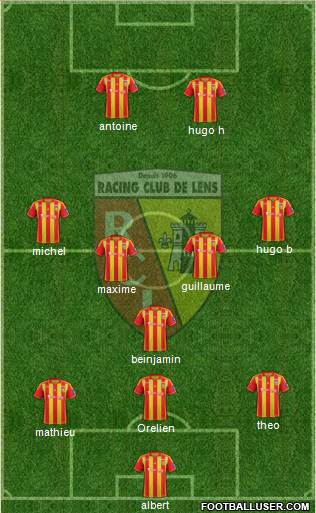 Racing Club de Lens Formation 2013