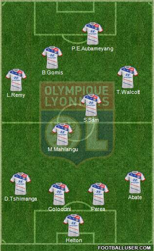 Olympique Lyonnais Formation 2013