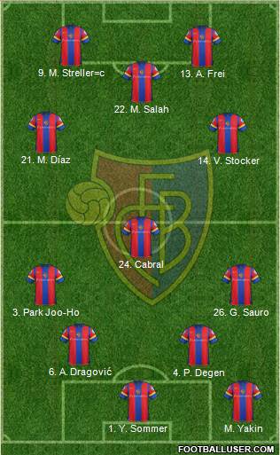 FC Basel Formation 2013