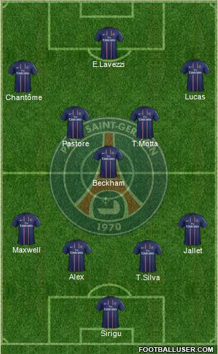 Paris Saint-Germain Formation 2013
