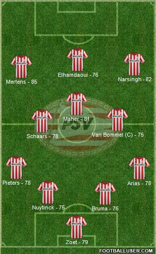 PSV Formation 2013