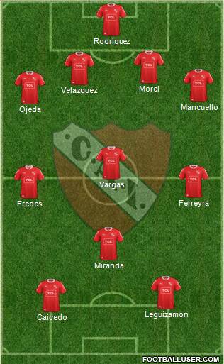 Independiente Formation 2013