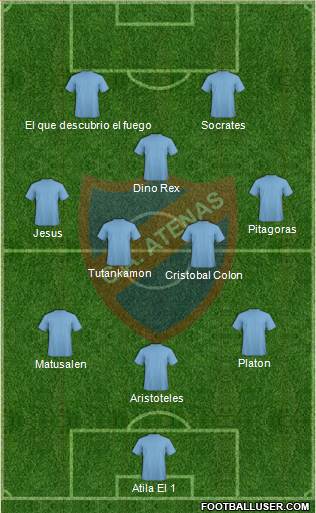 Club Atlético Atenas Formation 2013