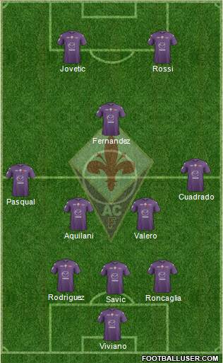 Fiorentina Formation 2013