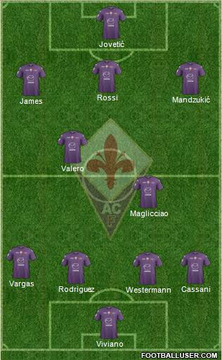 Fiorentina Formation 2013