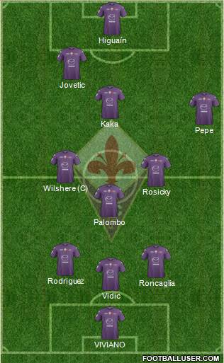 Fiorentina Formation 2013