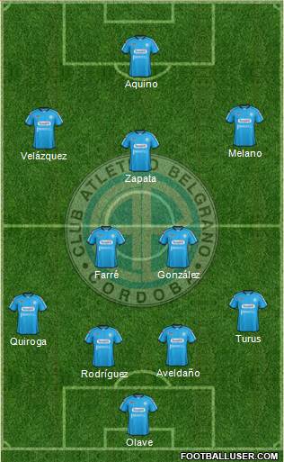 Belgrano de Córdoba Formation 2013