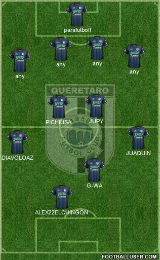 Club de Fútbol Gallos Blancos Formation 2013