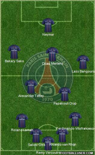 Paris Saint-Germain Formation 2013